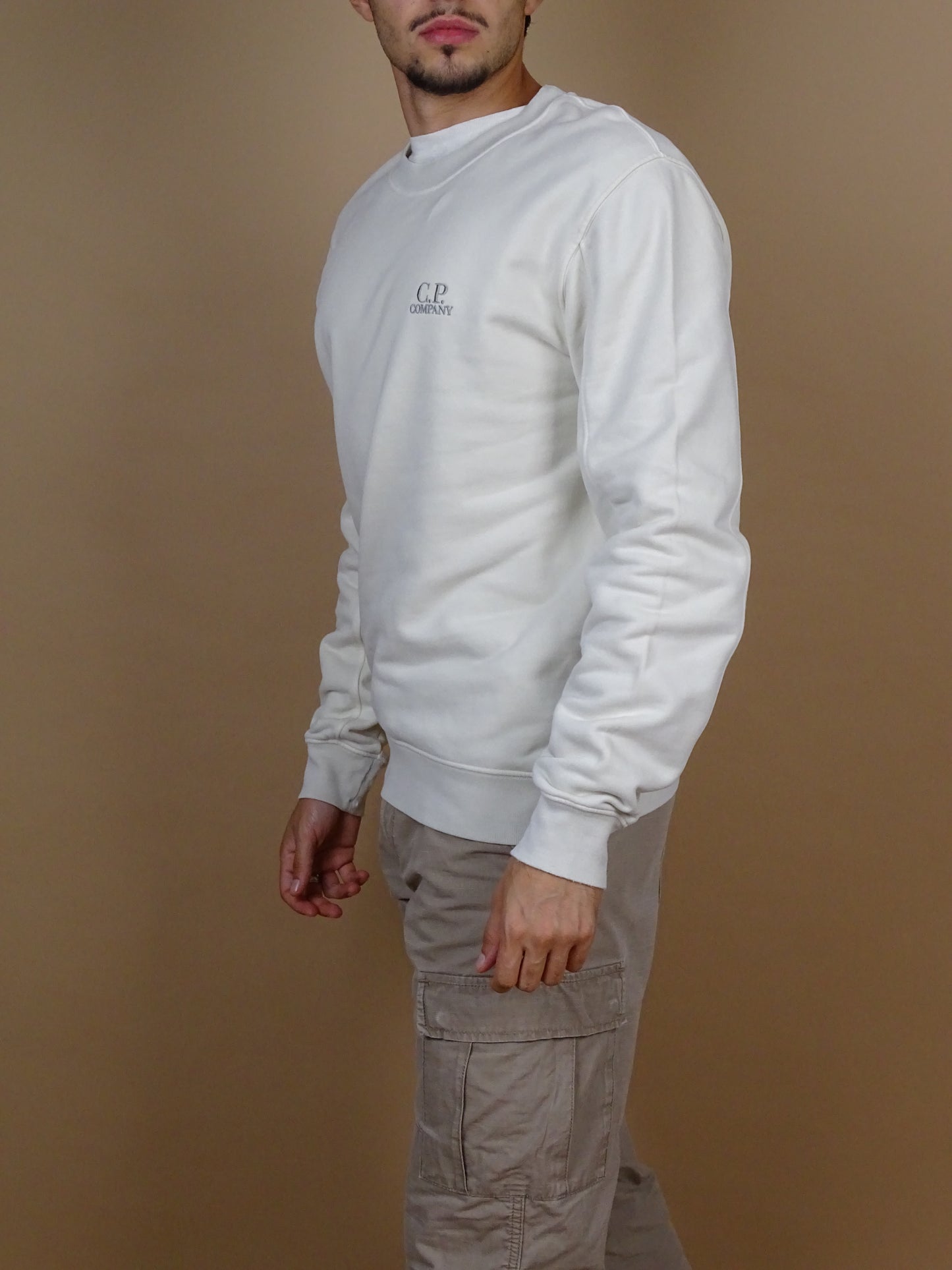 Pull C.P. Company Beige/Crème S « Resist Dyed »