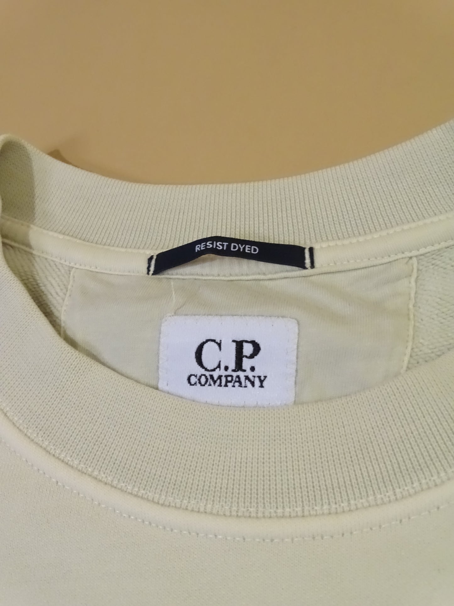 Pull C.P. Company Beige/Crème S « Resist Dyed »