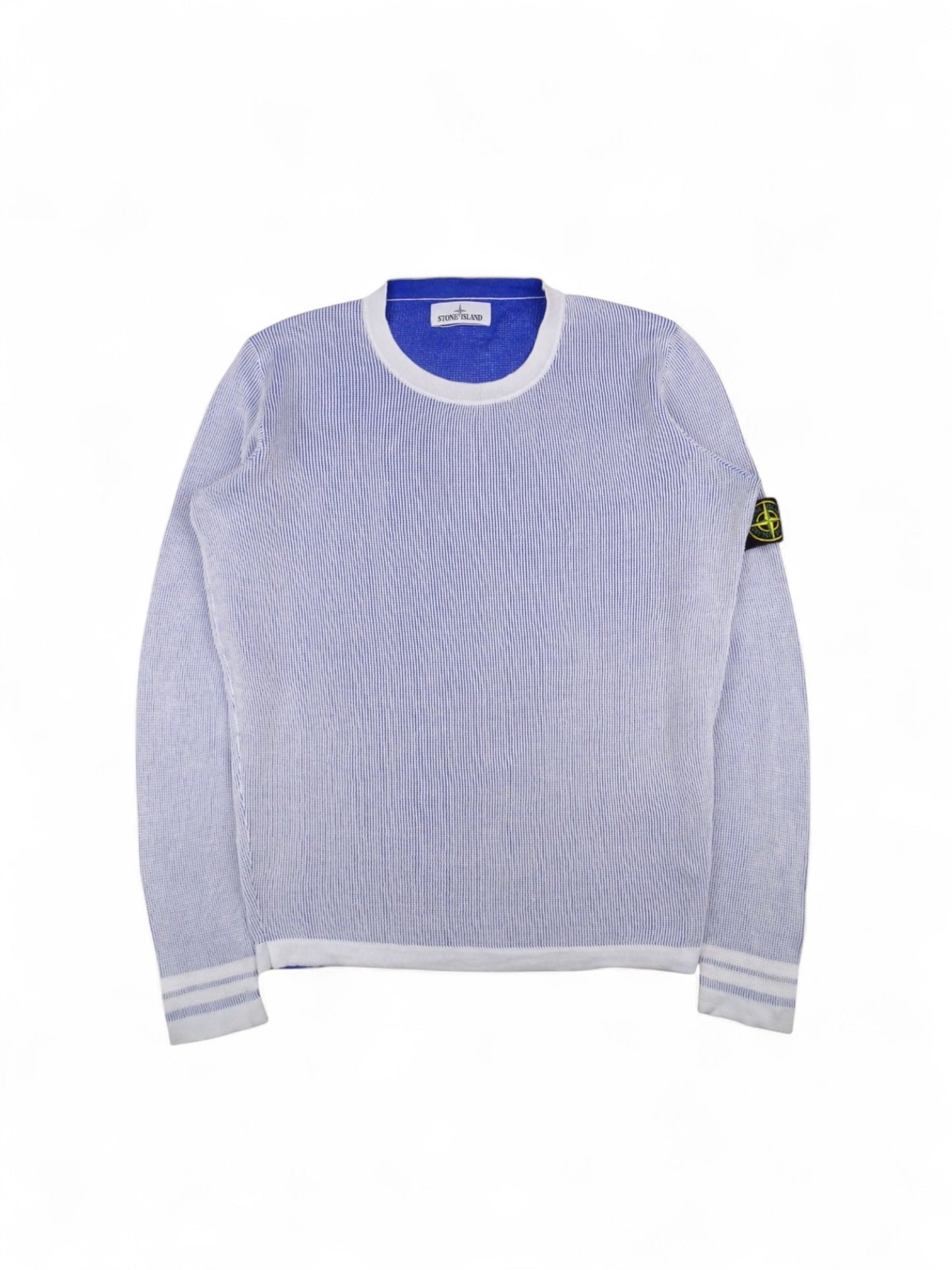 Pull Stone Island Blanc M Homme 100% Coton