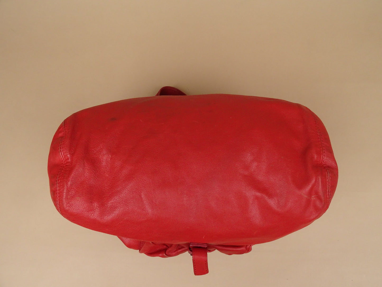 Sac Jérôme Dreyfuss Billy Rouge Corail Cuir