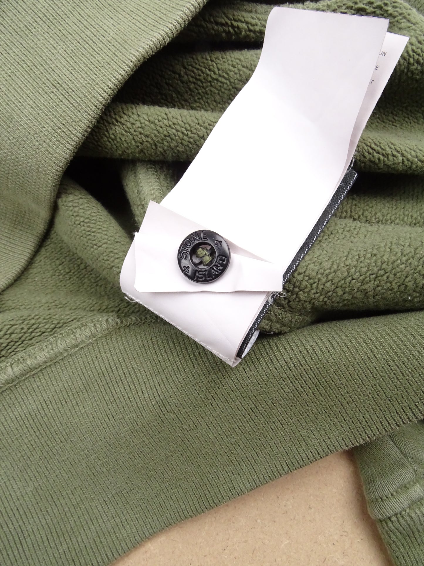 Pull Stone Island Col Rond Sweat Crewneck Kaki S Homme