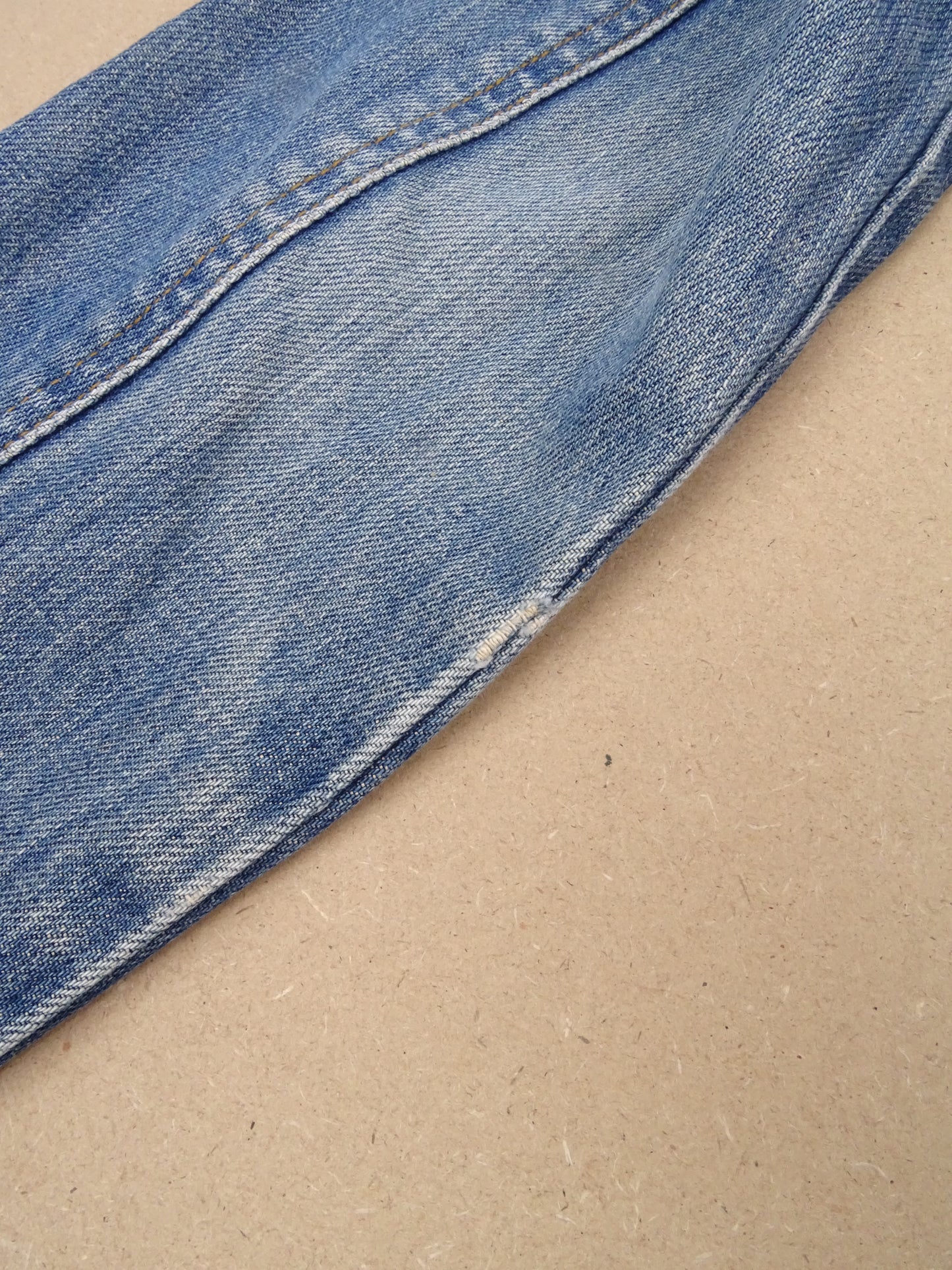 Veste Burberry En Jean Cropped S Femme Bleu