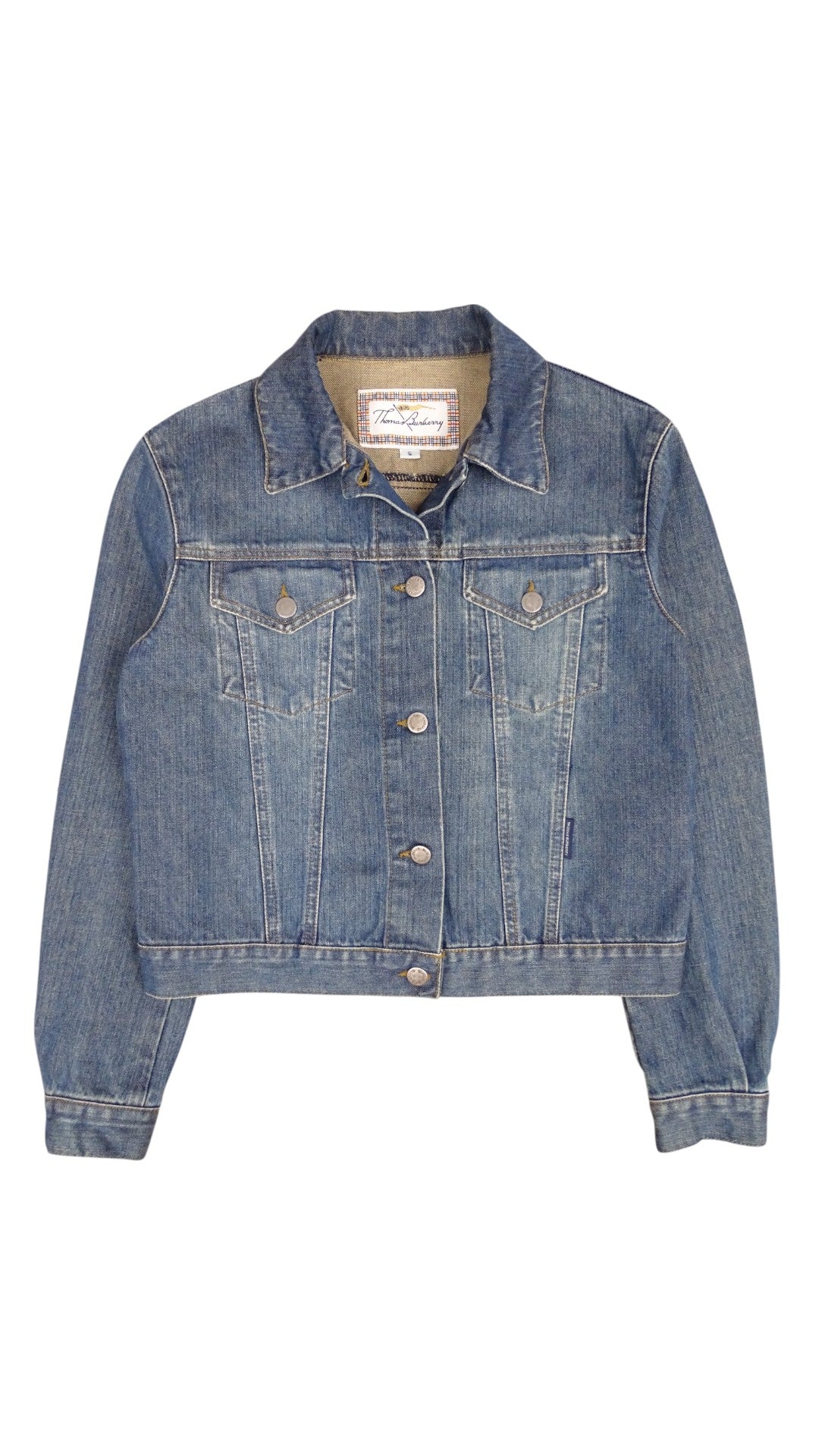 Veste Burberry En Jean Bleu S Femme
