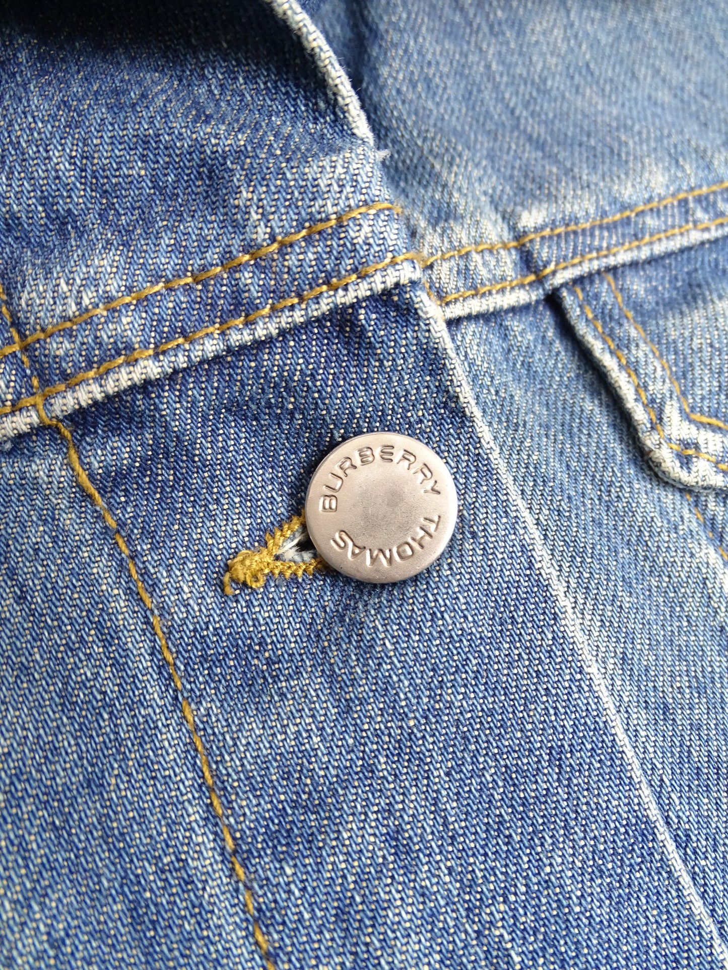 Veste Burberry En Jean Bleu S Femme