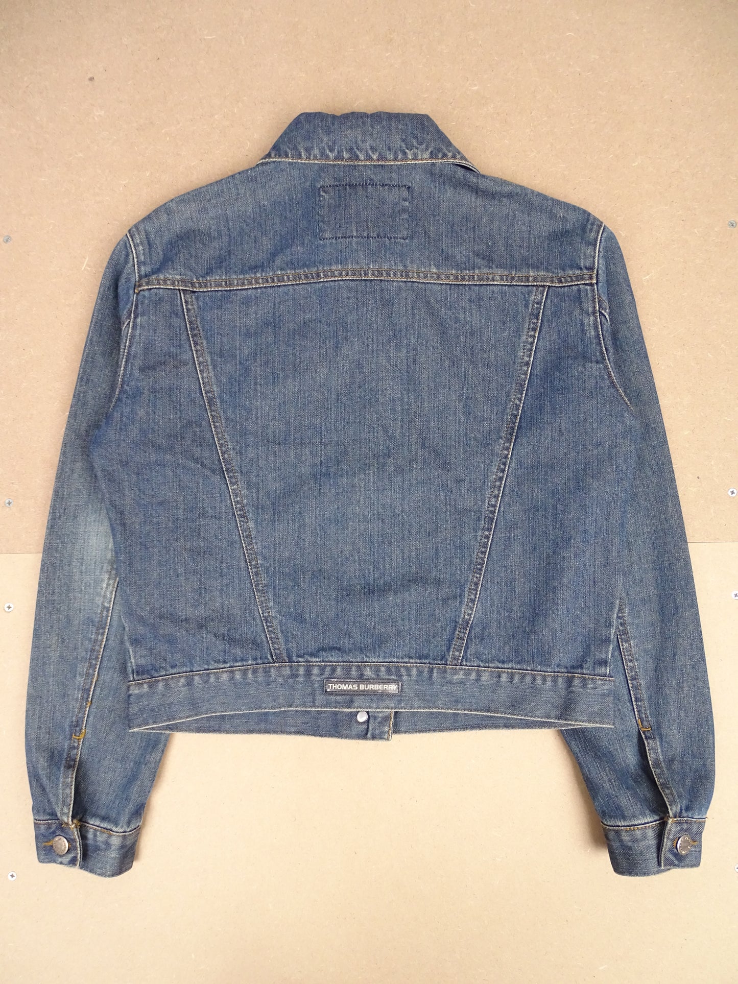 Veste Burberry En Jean Bleu S Femme