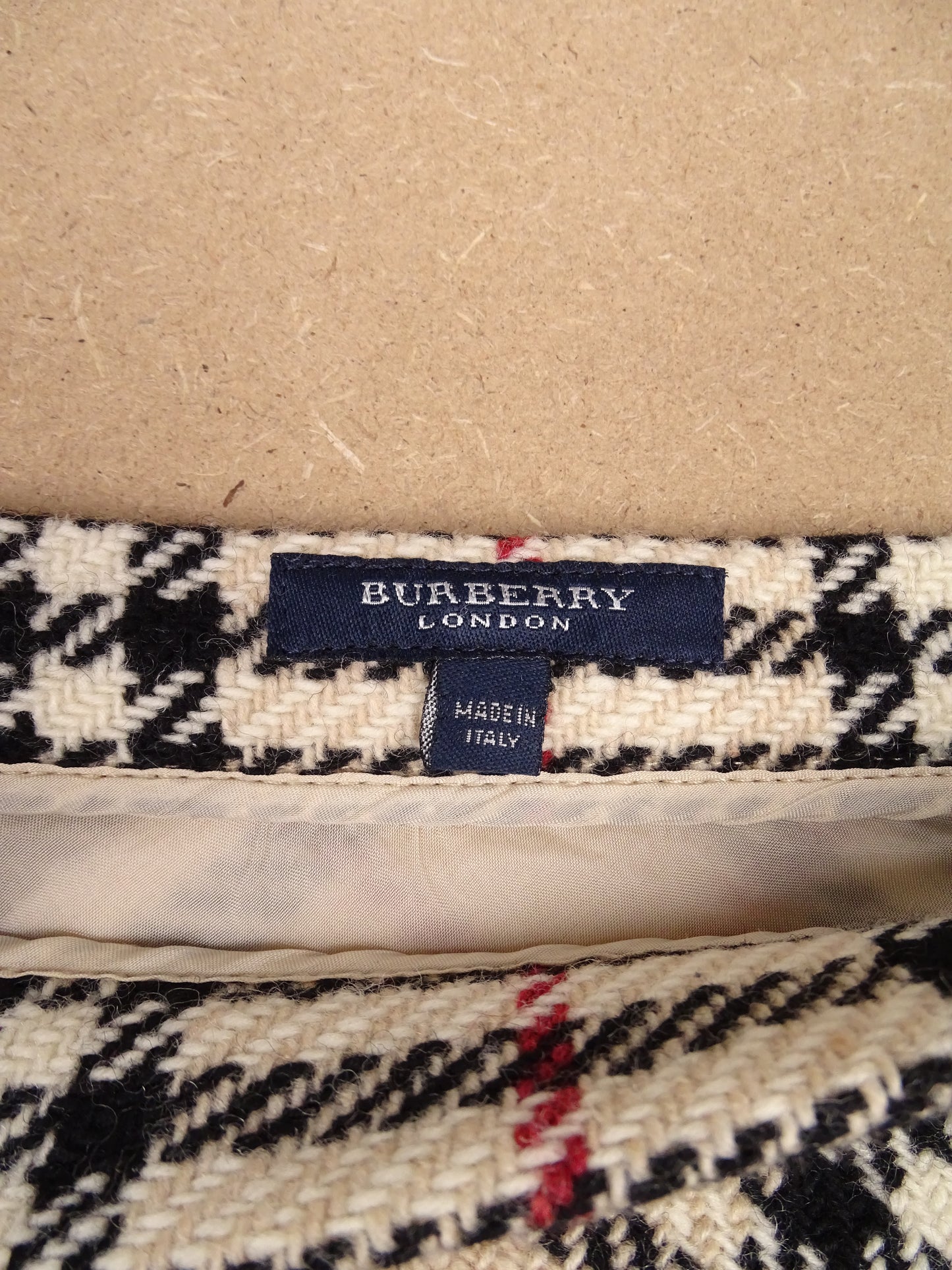 Jupe Burberry Novacheck Tartan Beige S Femme