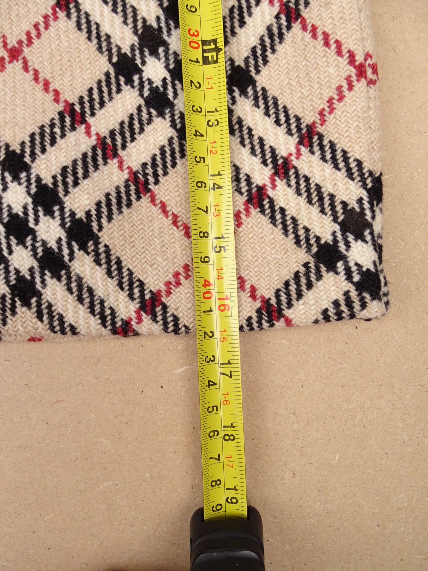 Jupe Burberry Novacheck Tartan Beige S Femme