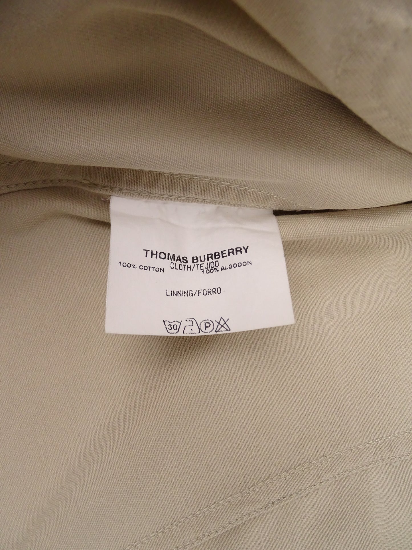 Veste Chemise Courte / Crop Burberry Beige Avec Poches L Femme