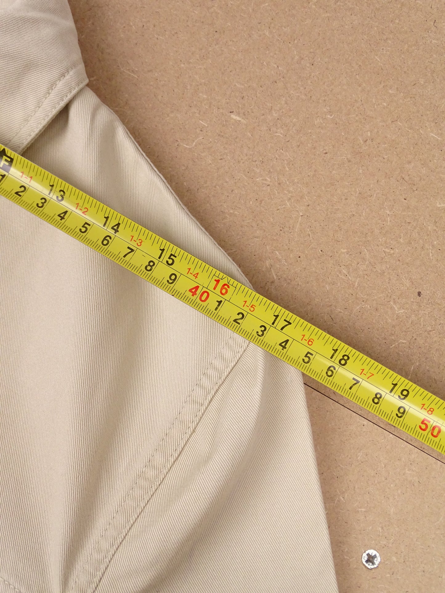 Veste Chemise Courte / Crop Burberry Beige Avec Poches L Femme