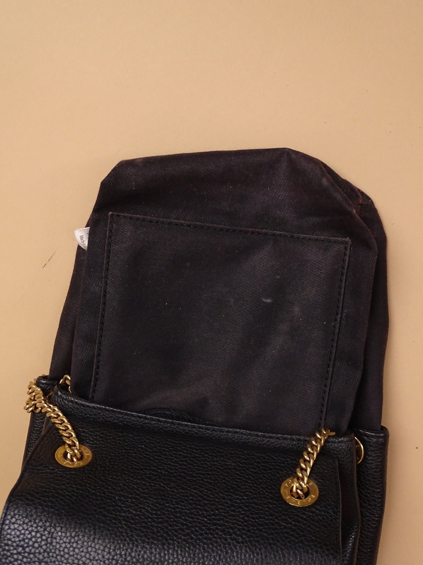 Sac Polène Numéro 1 Mini Noir Cuir Daim Bandoulière