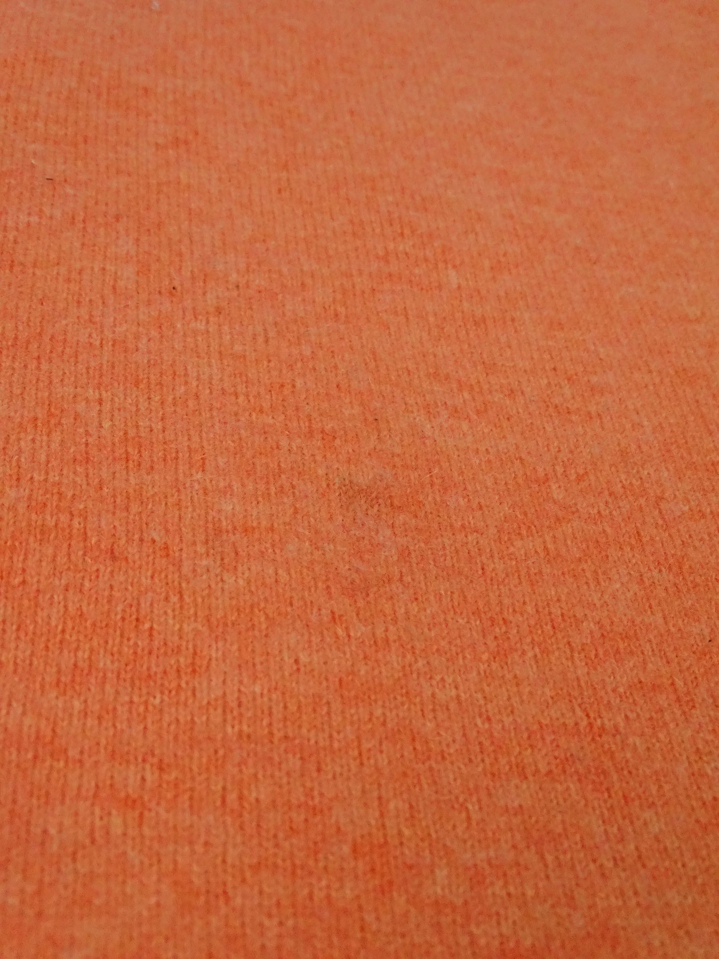 Pull Burberry Orange Col Rond M Homme Laine