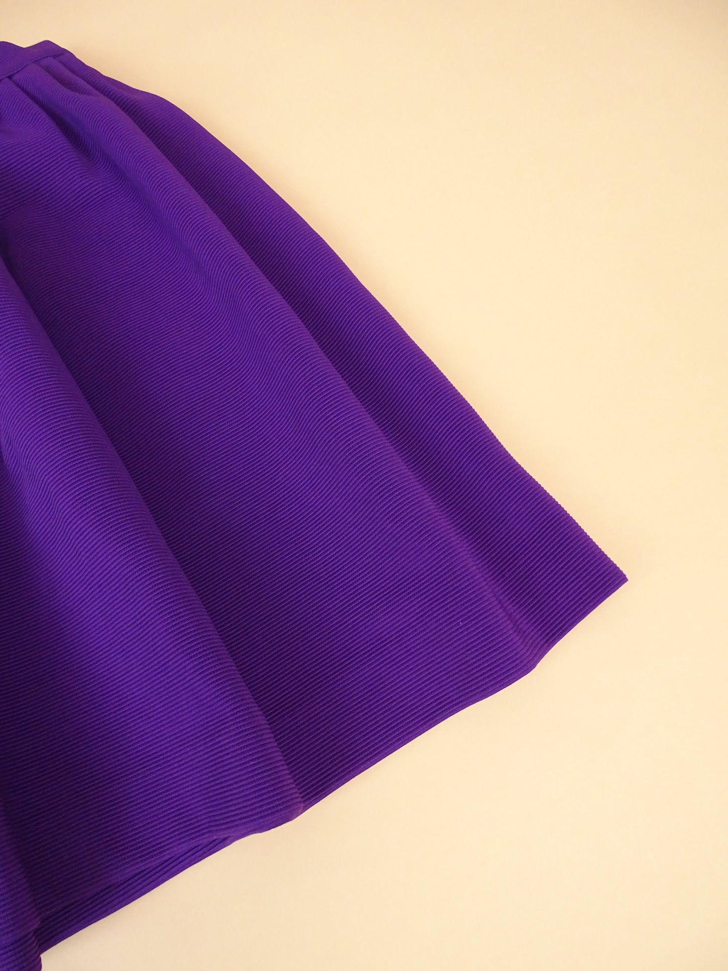 Mini-Jupe Bubble Miu Miu Plissée Violette nylon Coton S Femme