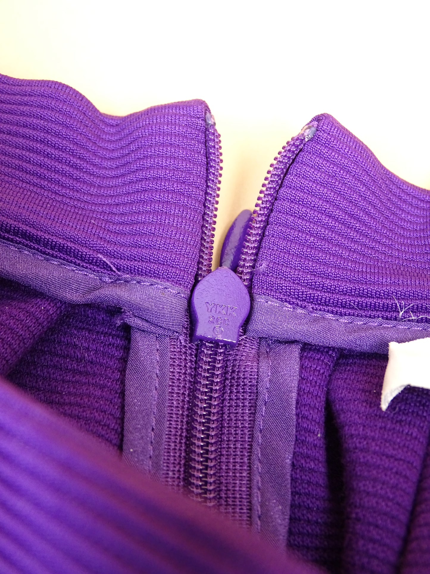 Mini-Jupe Bubble Miu Miu Plissée Violette nylon Coton S Femme