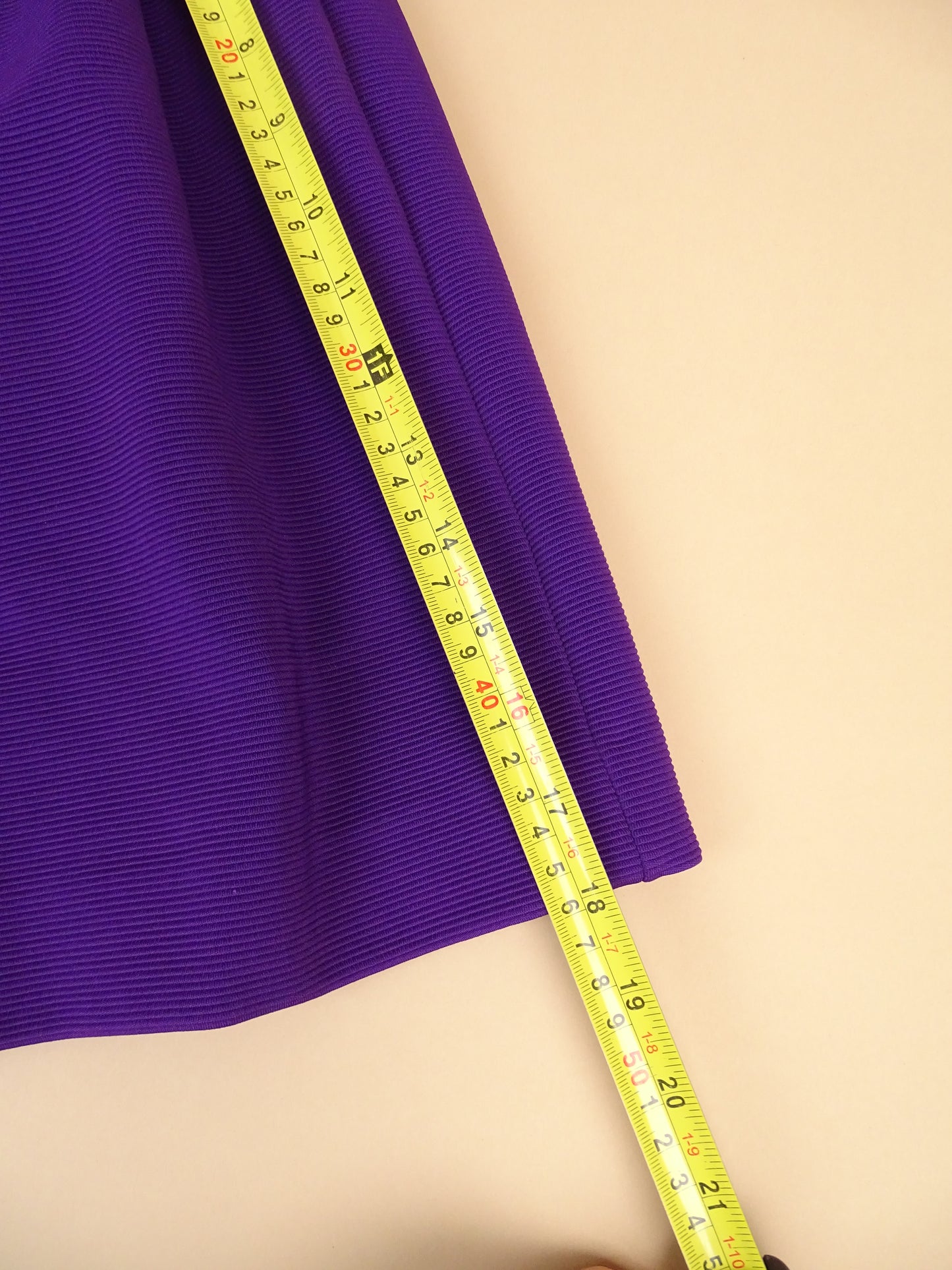 Mini-Jupe Bubble Miu Miu Plissée Violette nylon Coton S Femme
