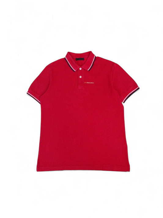 Polo Prada Coton Rouge L Homme