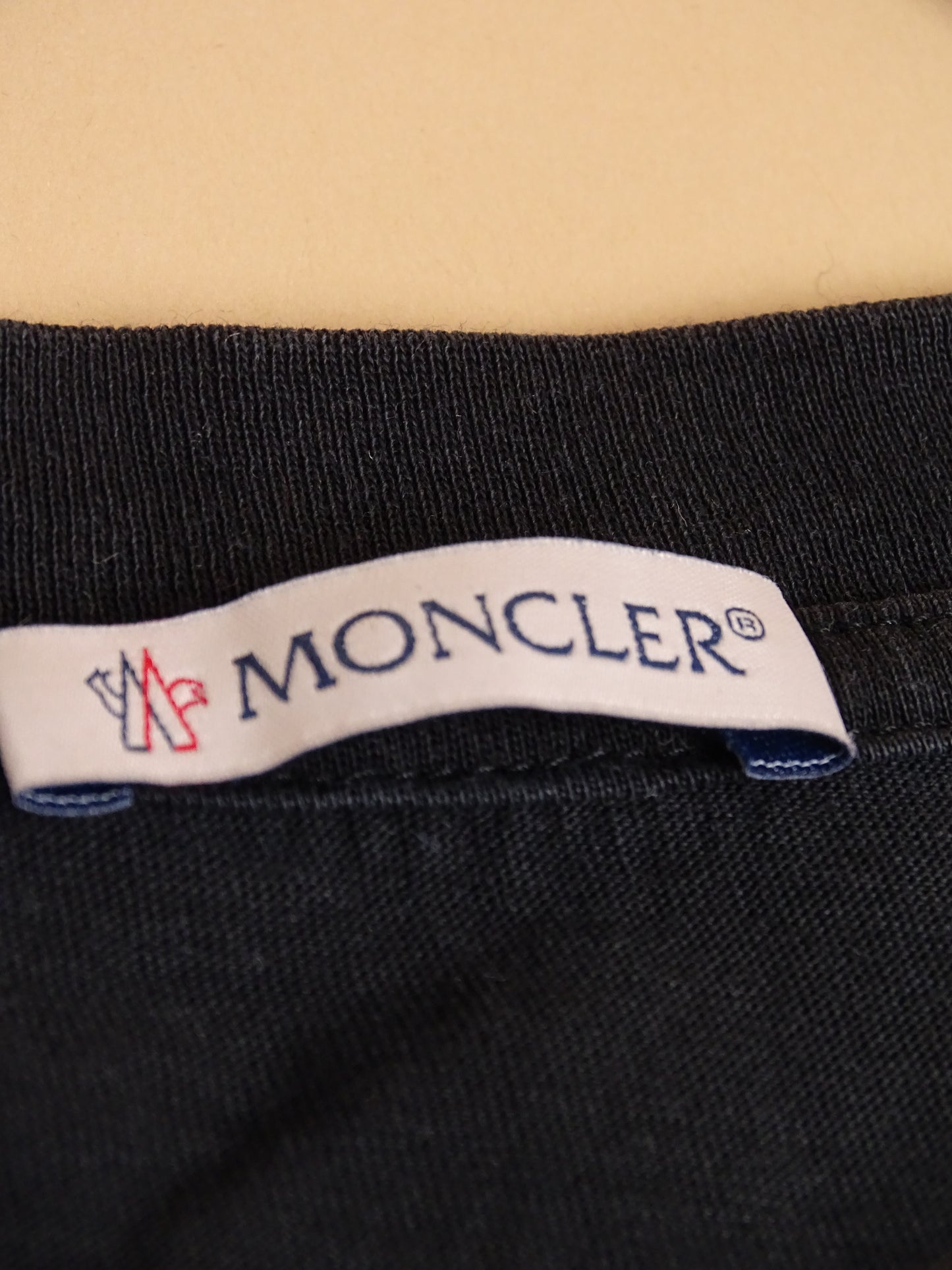 Moncler T-shirt Coton Noir L Homme