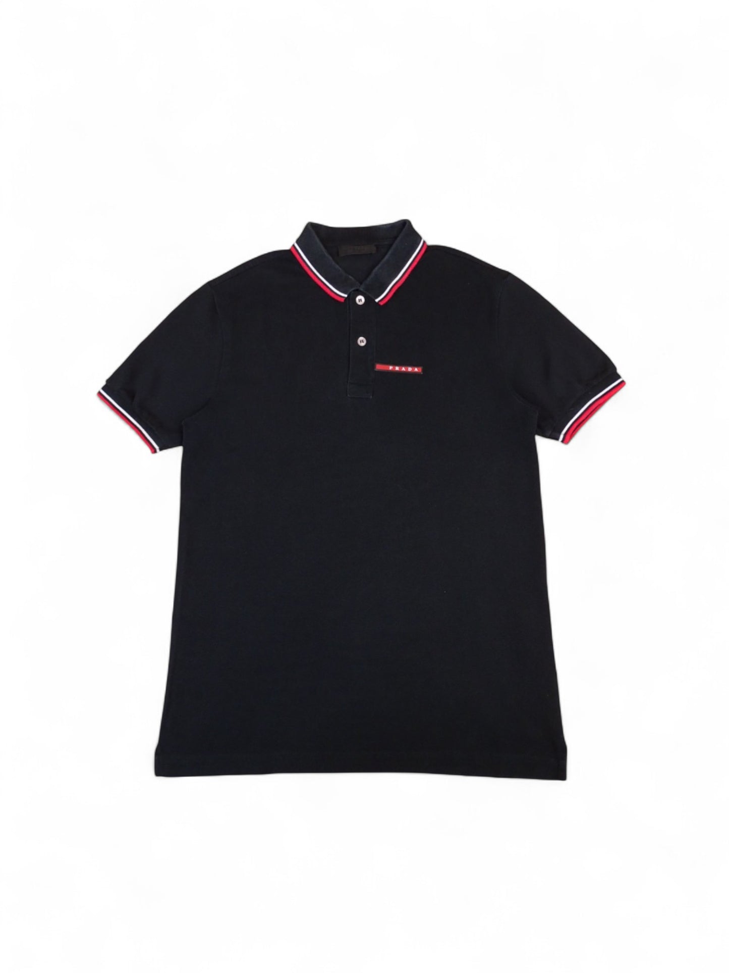 Polo Prada Coton Noir M Homme