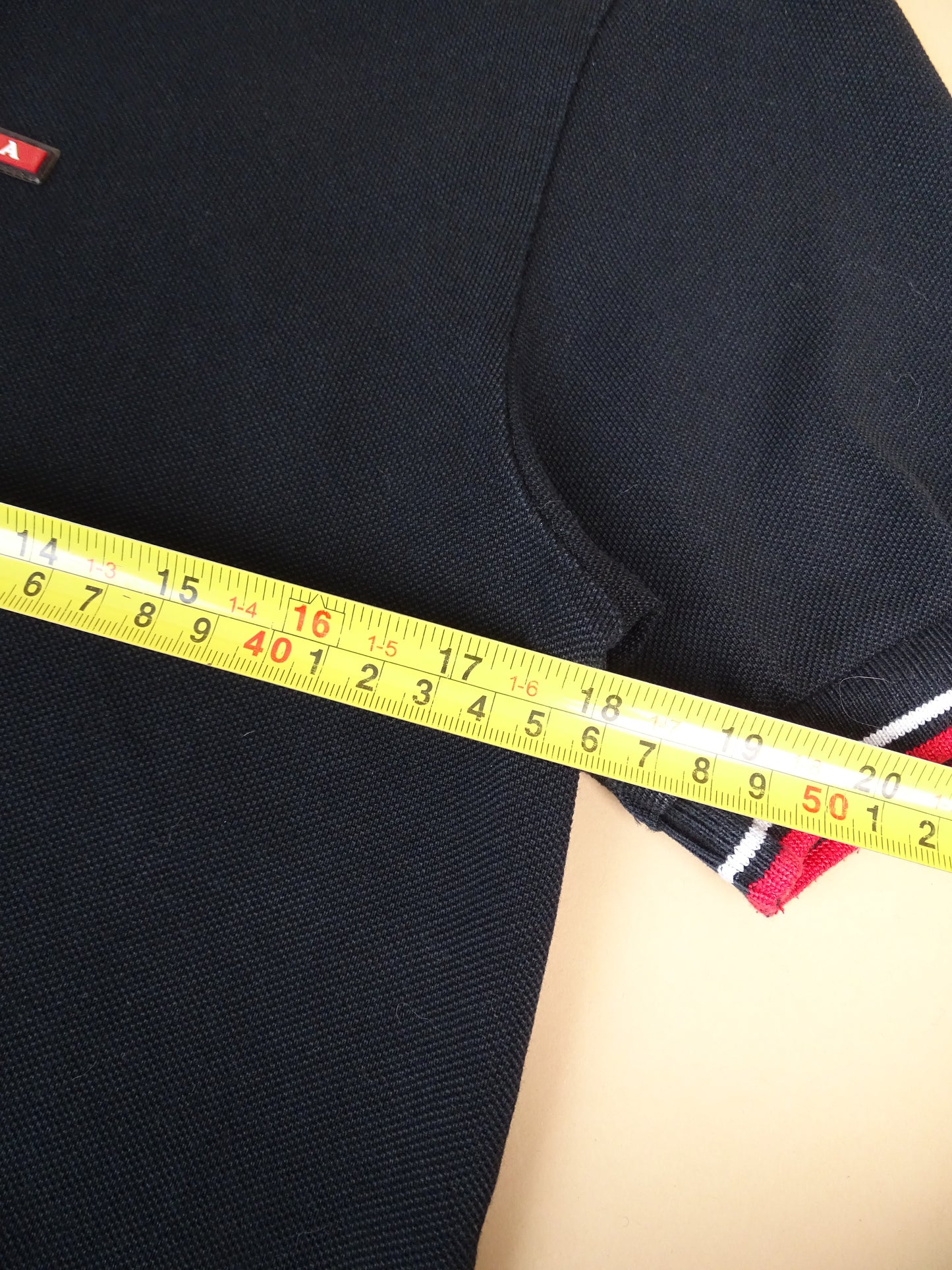 Polo Prada Coton Noir M Homme