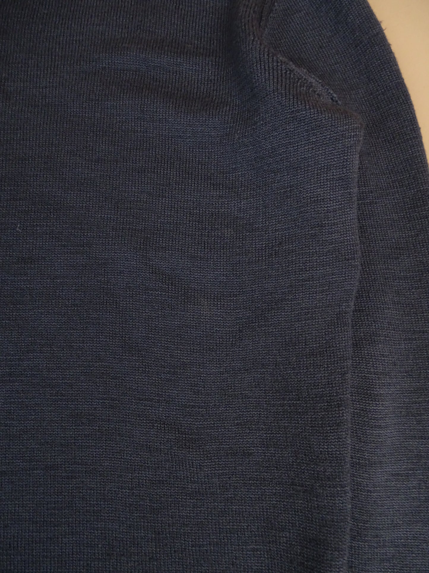 Stone Island Pull Laine Gris Poche M Homme