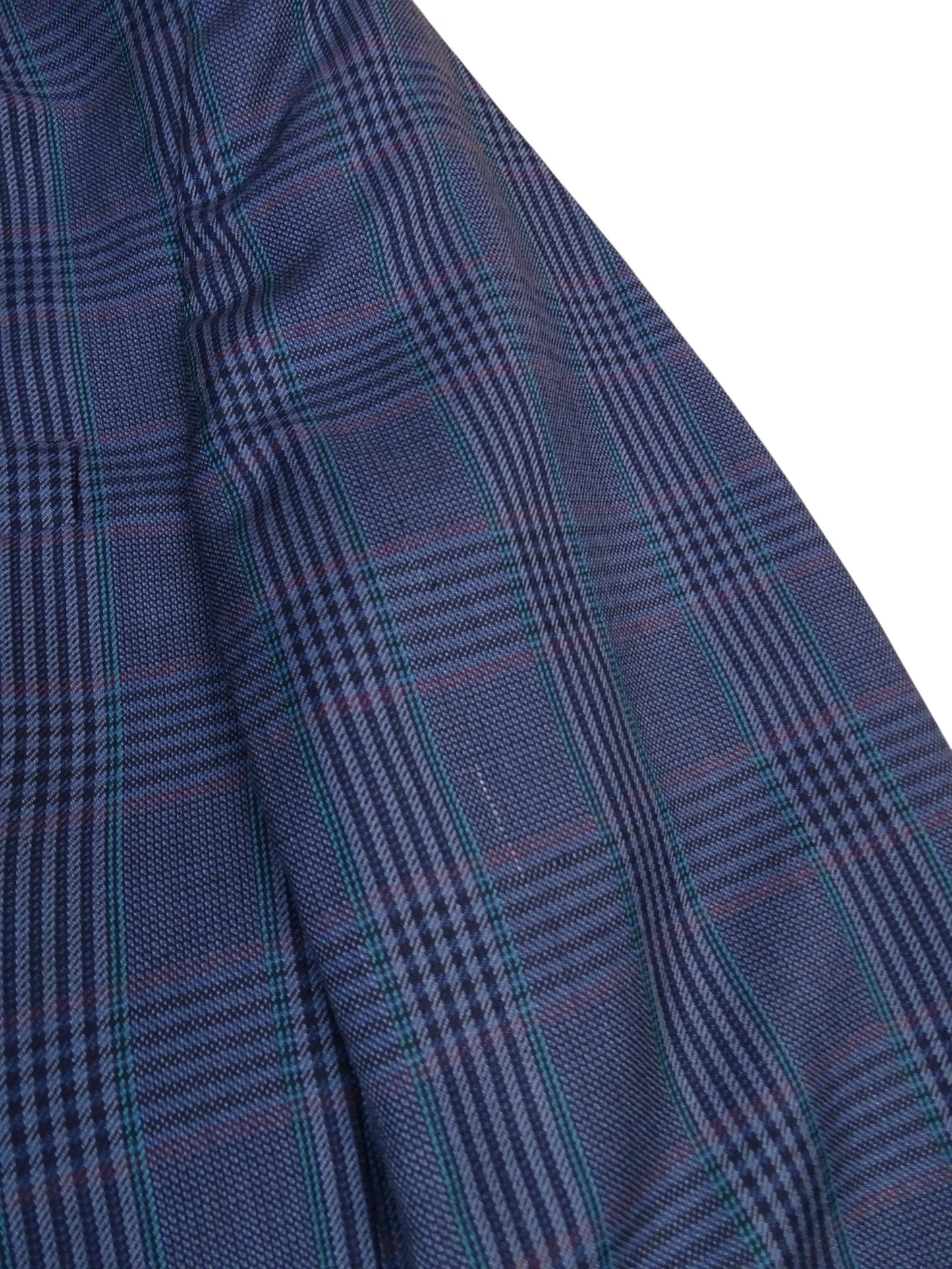 Yves Saint Laurent Veste Blazer Laine Bleu Marine Carreaux L Homme