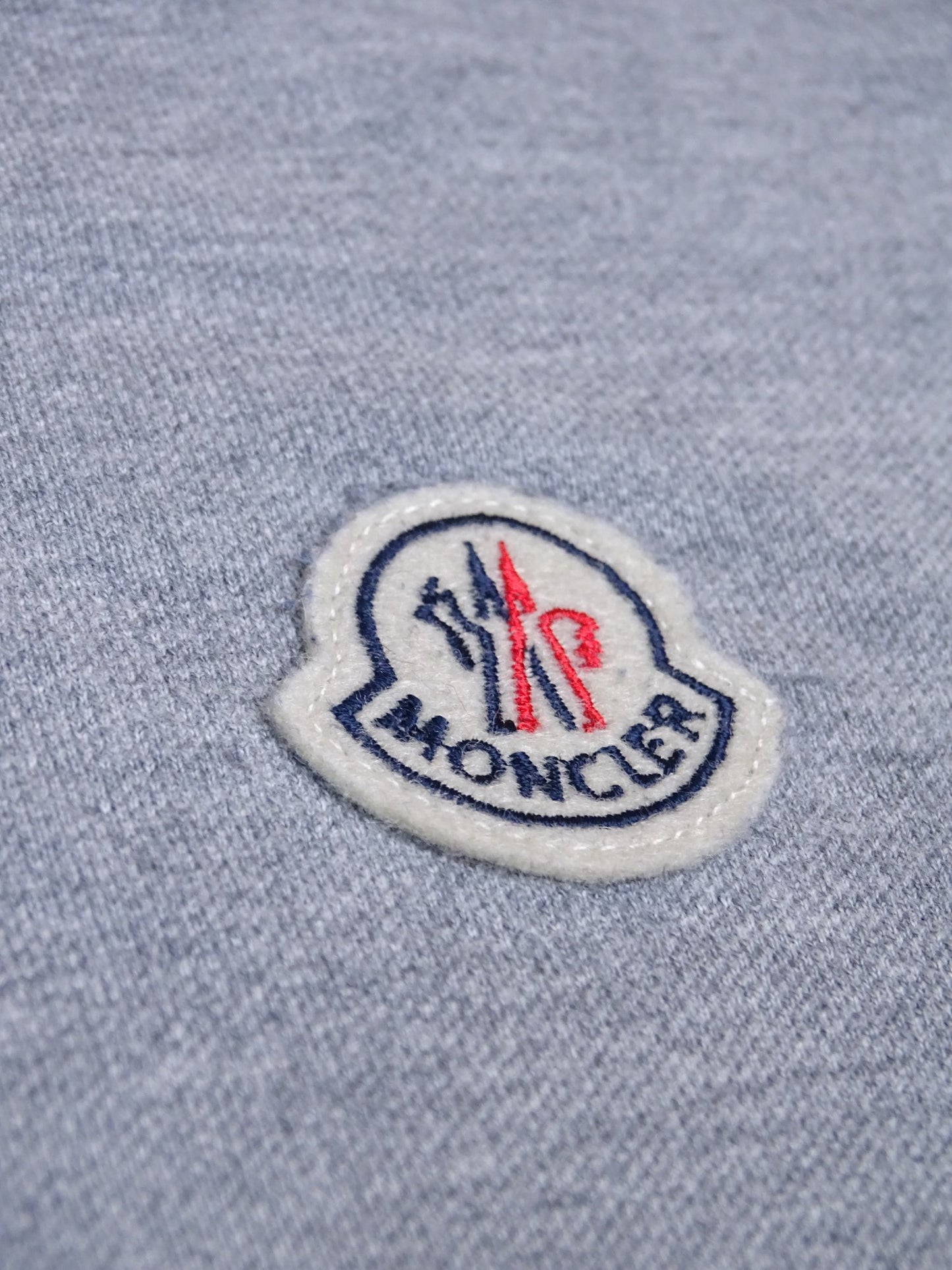 Polo Moncler Gris Rayures Violettes L Homme