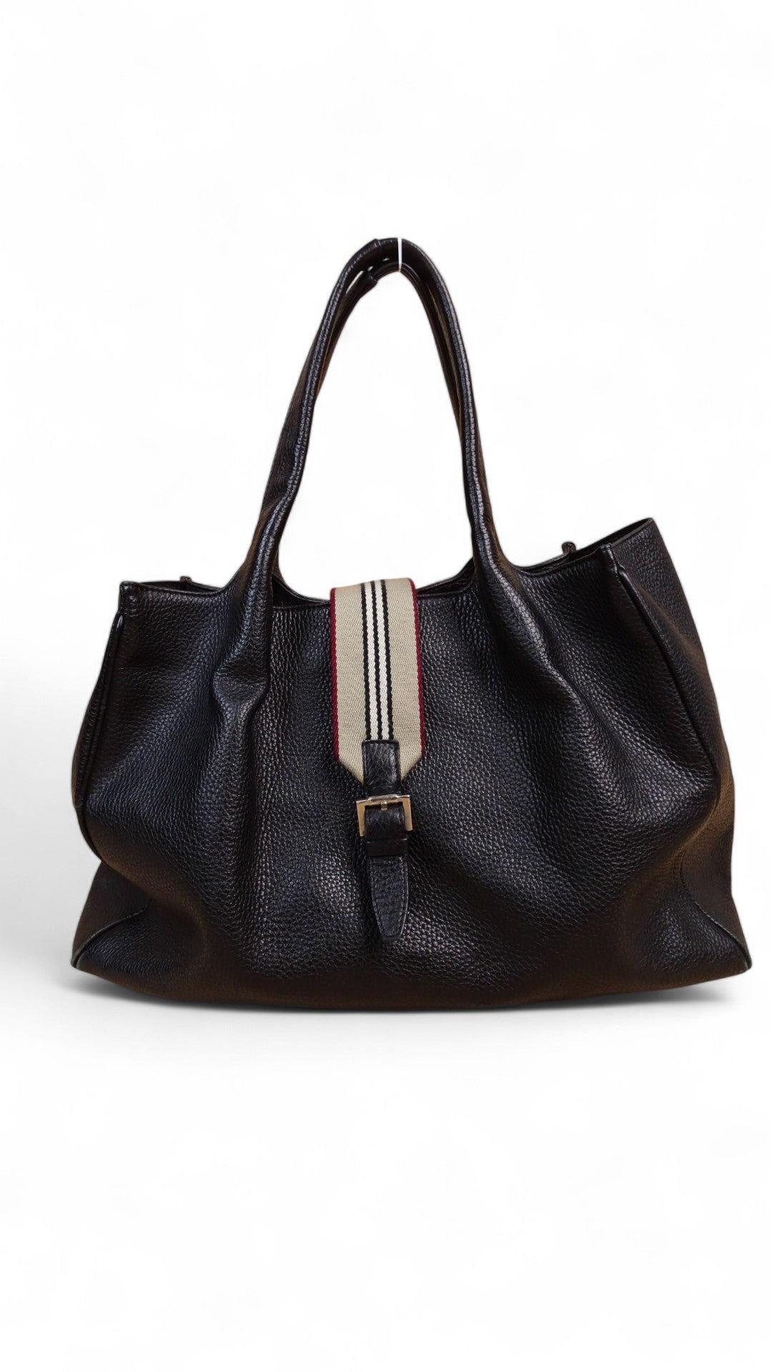 Sac À Main Cuir Noir Burberry Avec Lanière Femme