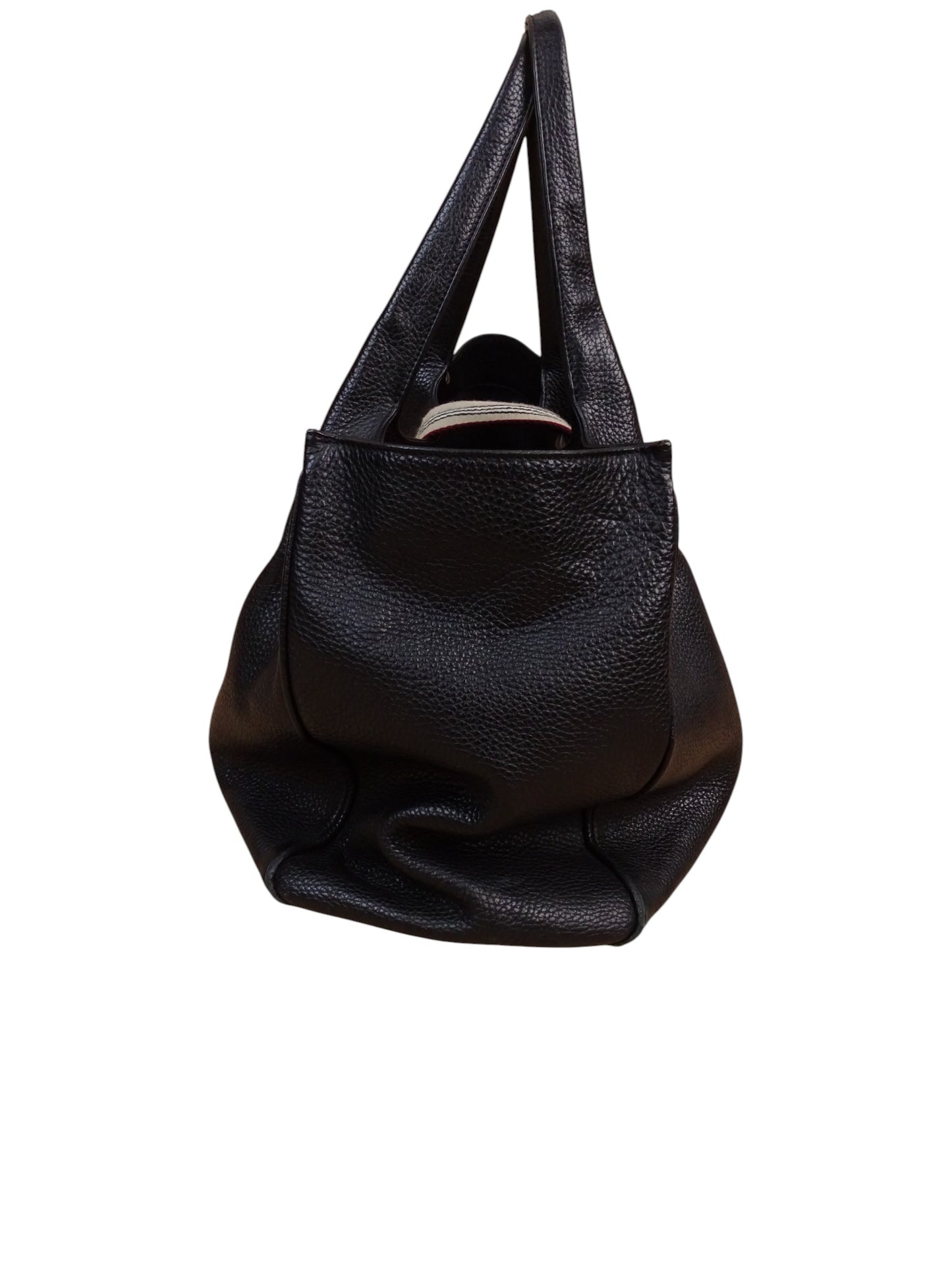 Sac À Main Cuir Noir Burberry Avec Lanière Femme