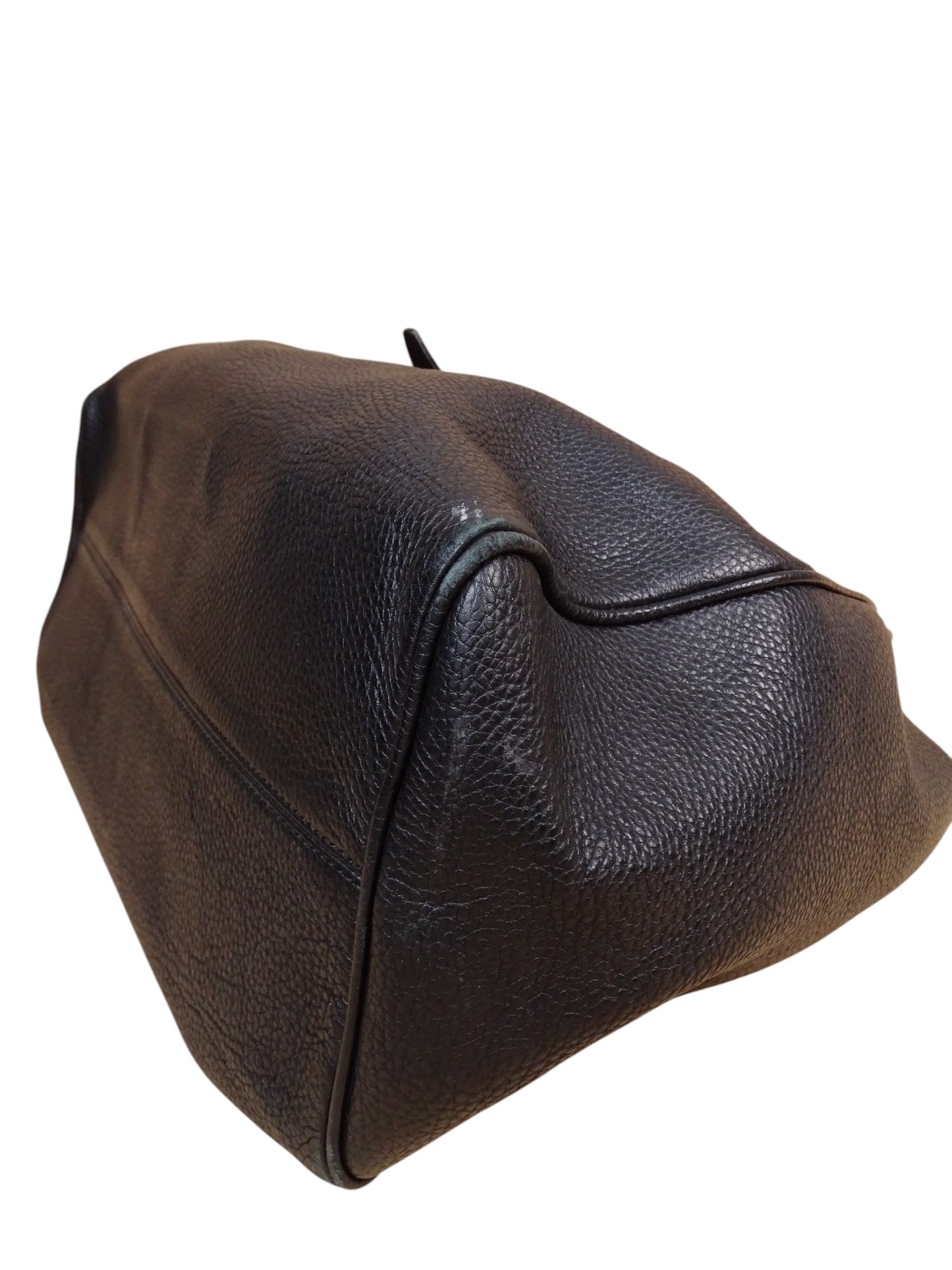 Sac À Main Cuir Noir Burberry Avec Lanière Femme