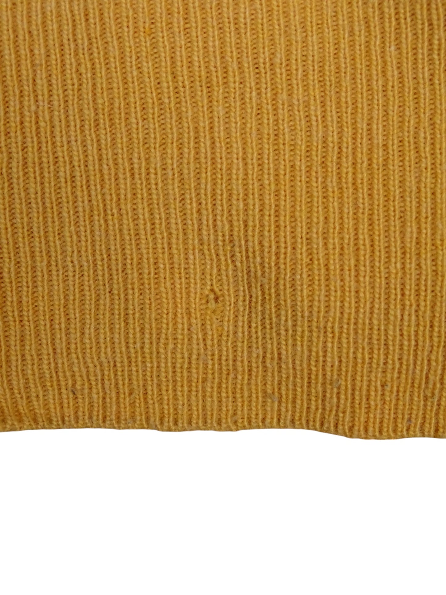 Pull Jaune Burberry Col Rond Coton M Homme