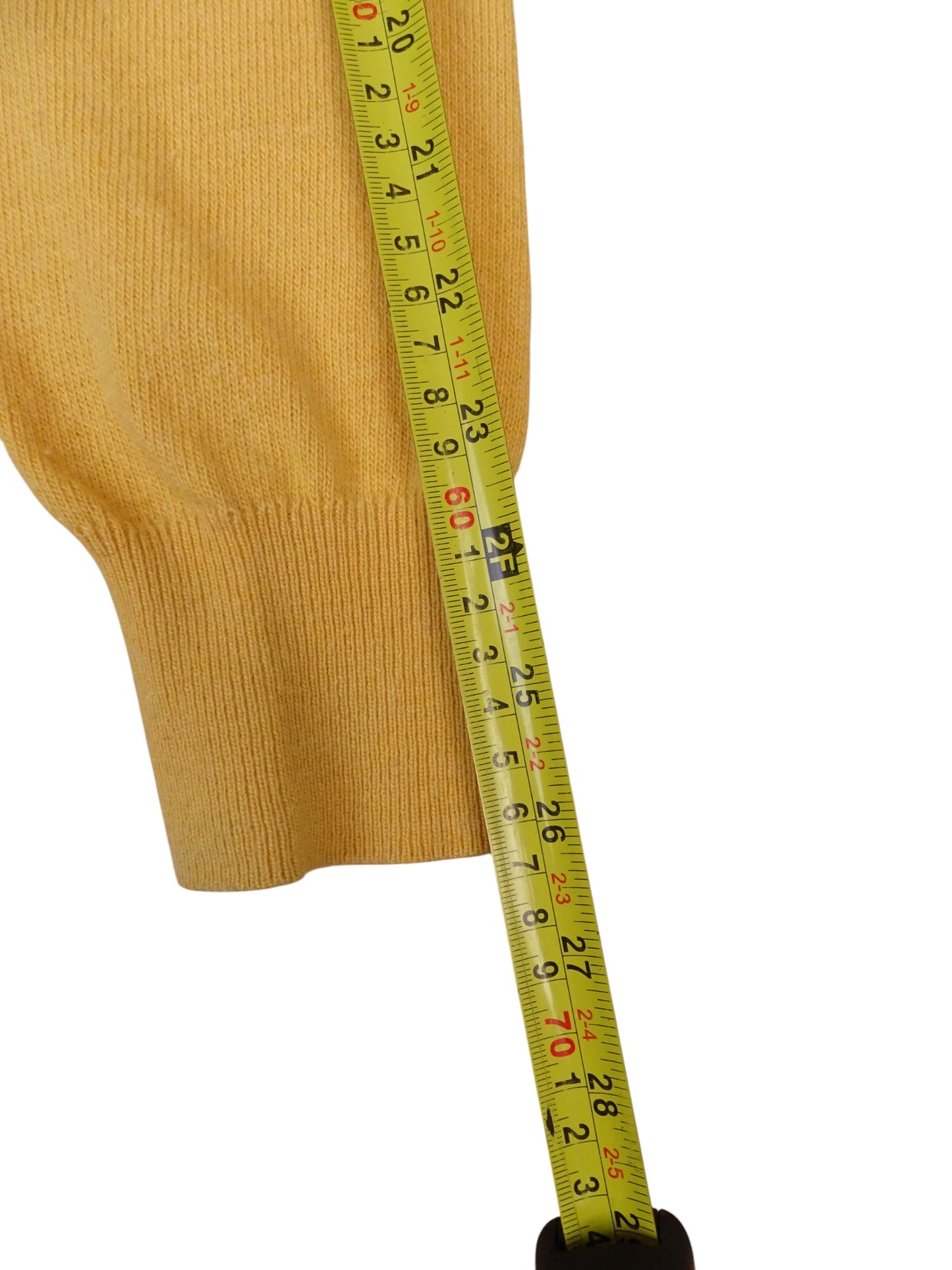Pull Jaune Burberry Col Rond Coton M Homme