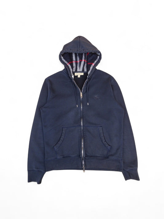 Sweat À Capuche Burberry Bleu Marine M Homme