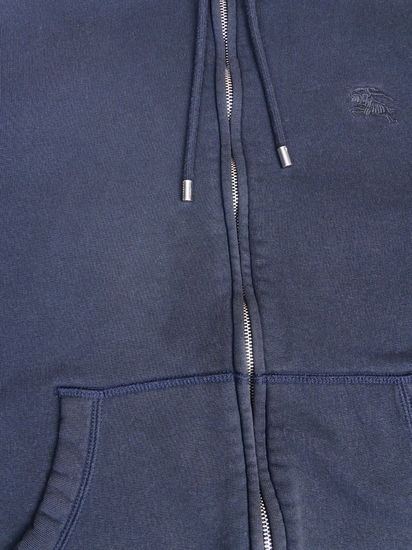 Sweat À Capuche Burberry Bleu Marine M Homme