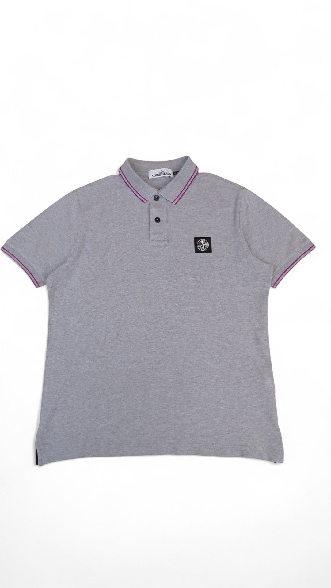 Polo Stone Island Gris M Homme Comme Neuf