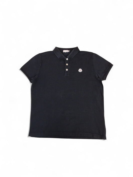 Moncler Polo Noir Coton M Homme
