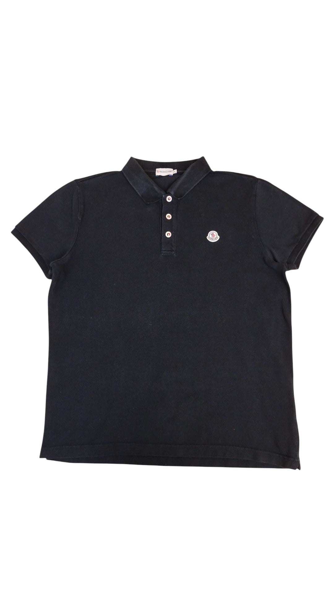 Moncler Polo Noir Coton M Homme