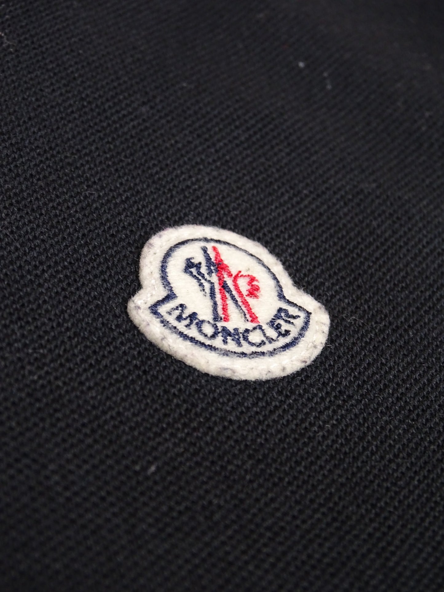 Moncler Polo Noir Coton M Homme