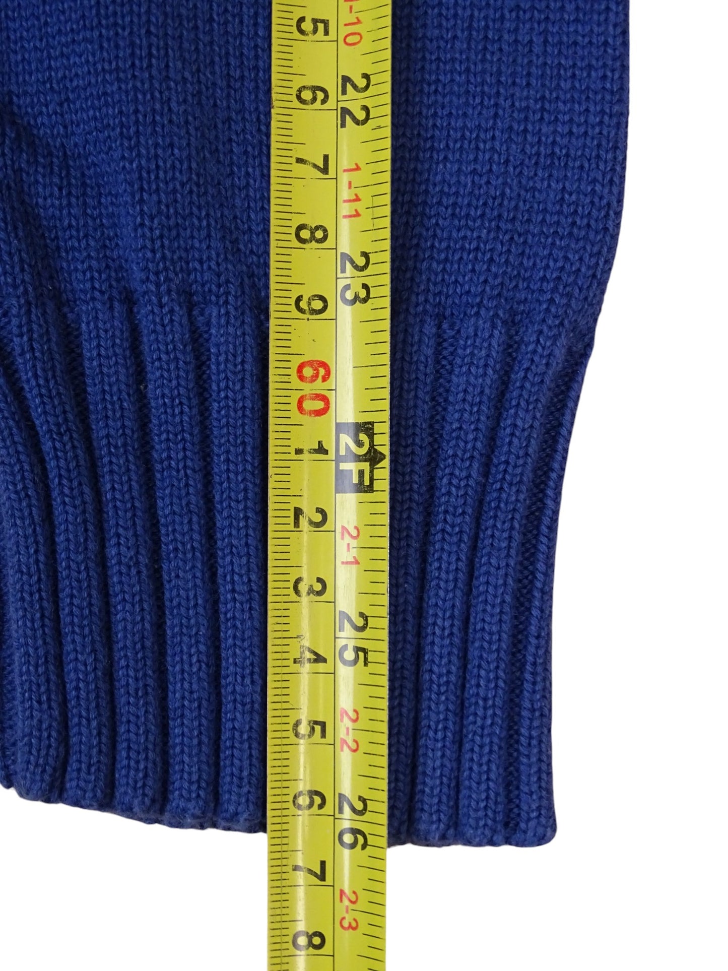 Burberry Pull Bleu Coton Rayures M Homme