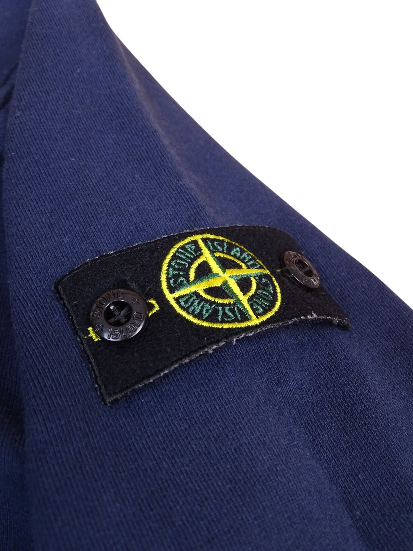 Stone Island Pull Bleu Marine Coton Taille S Homme