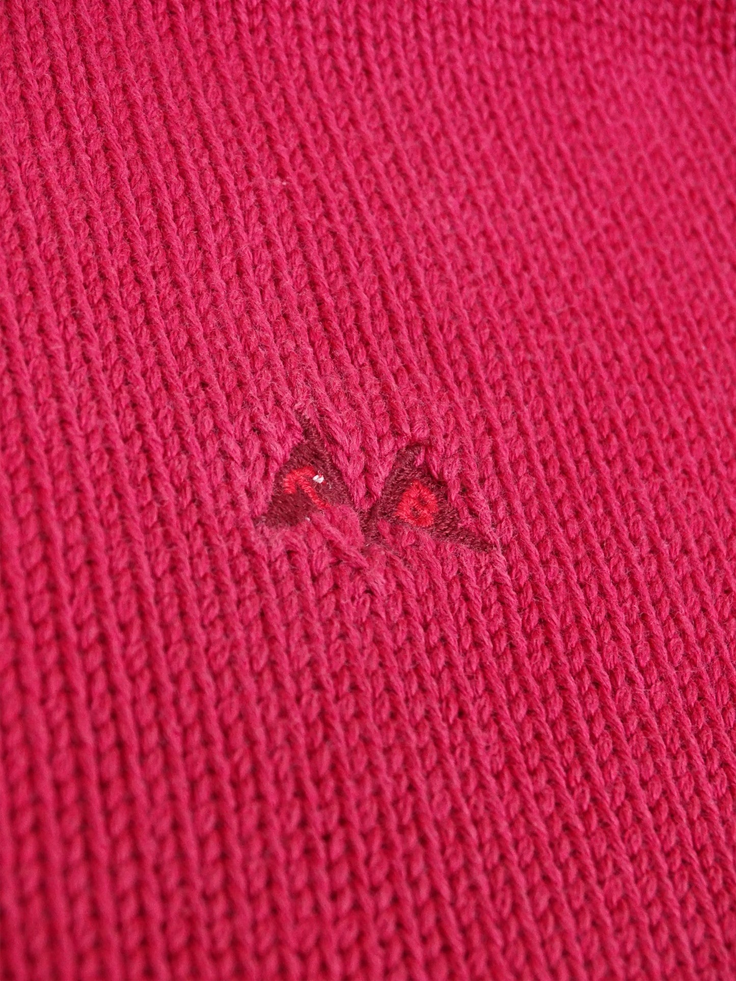 Burberry Pull Zippé Rouge Marine M Homme