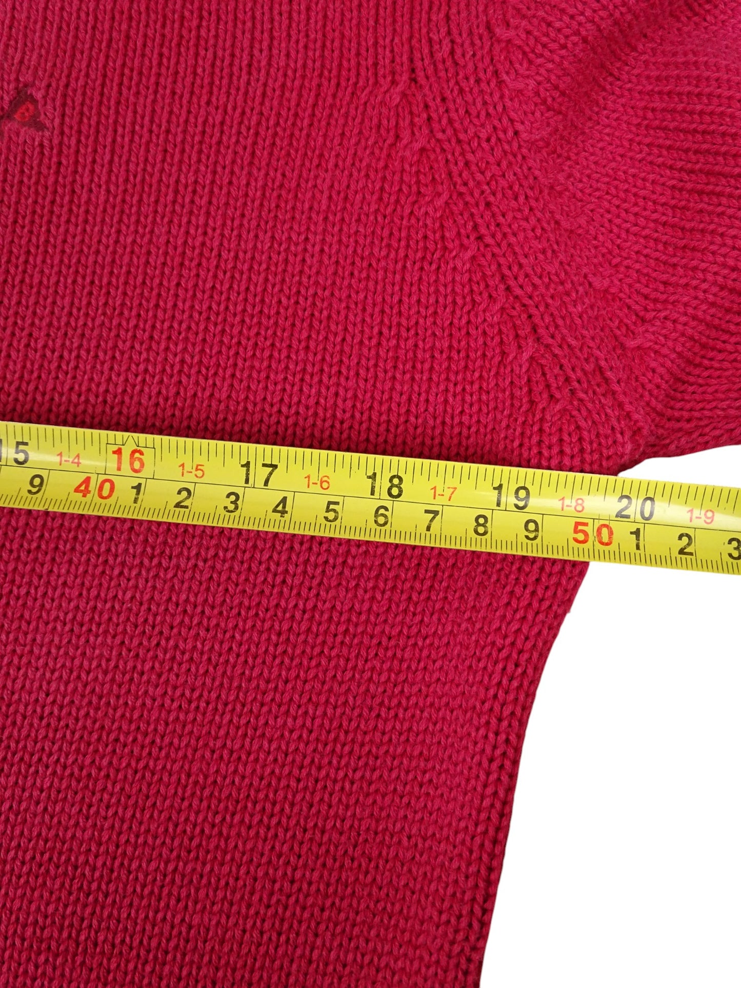 Burberry Pull Zippé Rouge Marine M Homme