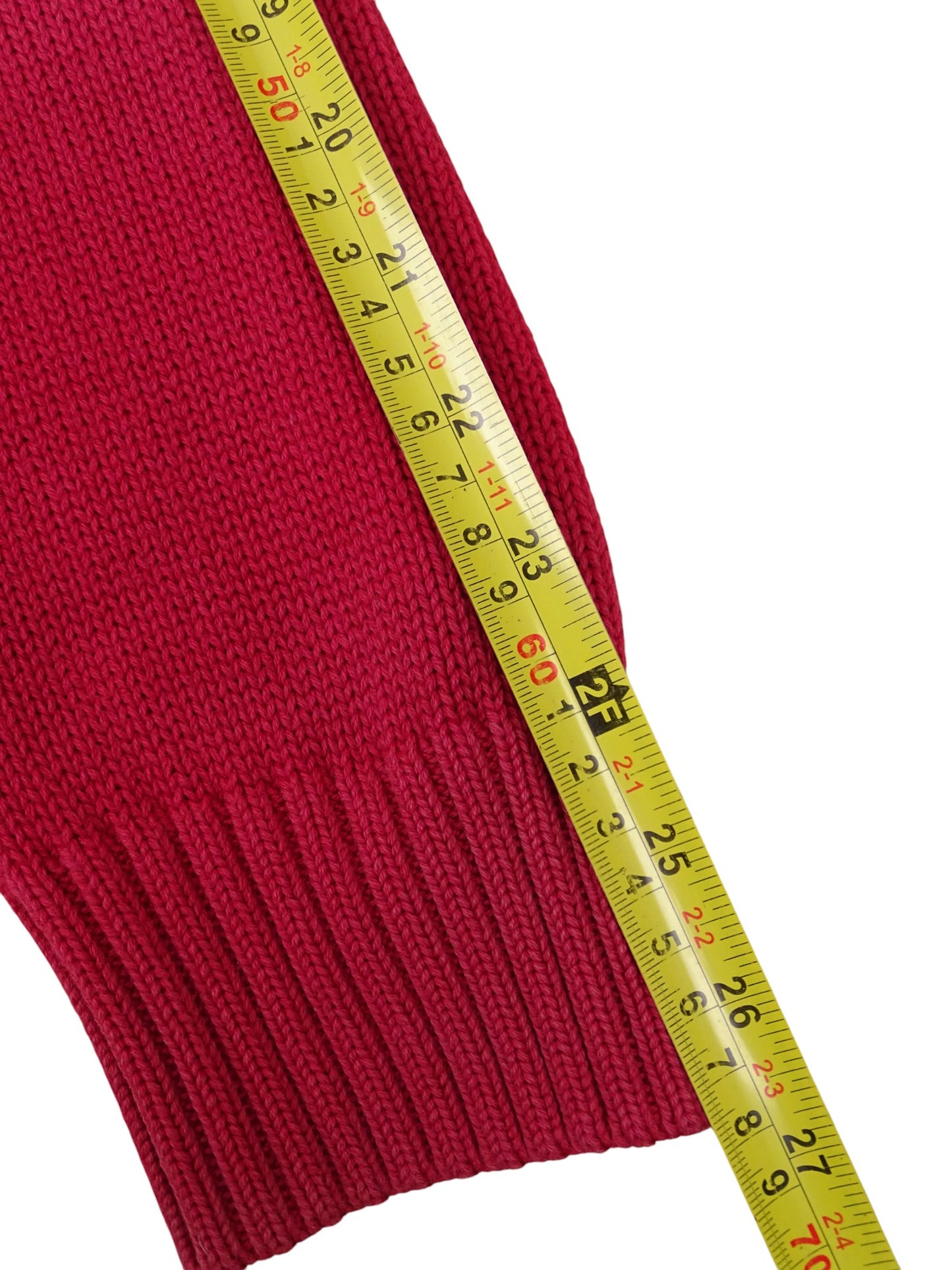 Burberry Pull Zippé Rouge Marine M Homme