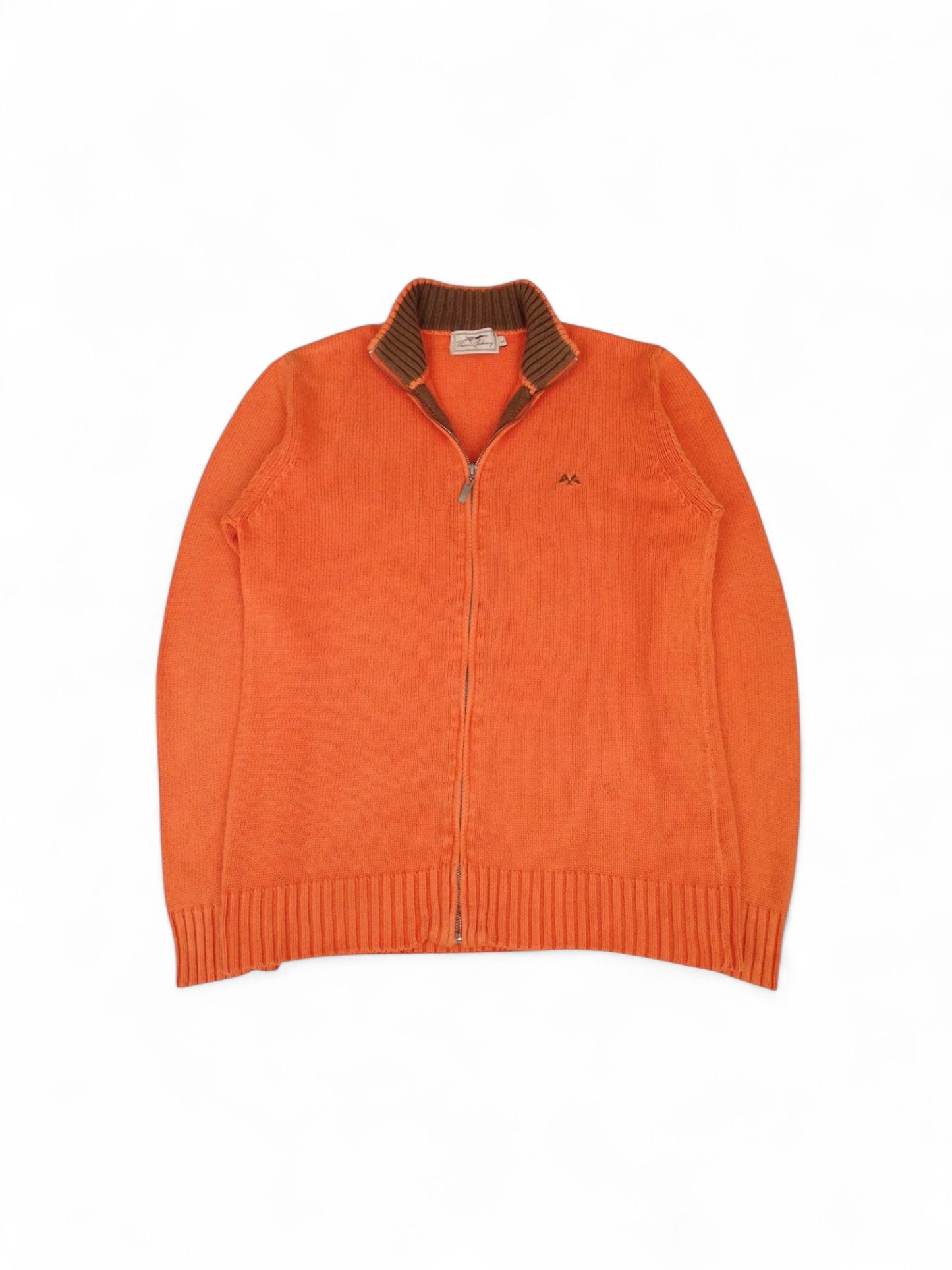 Burberry Veste Zippée Orange L Homme 100% Coton