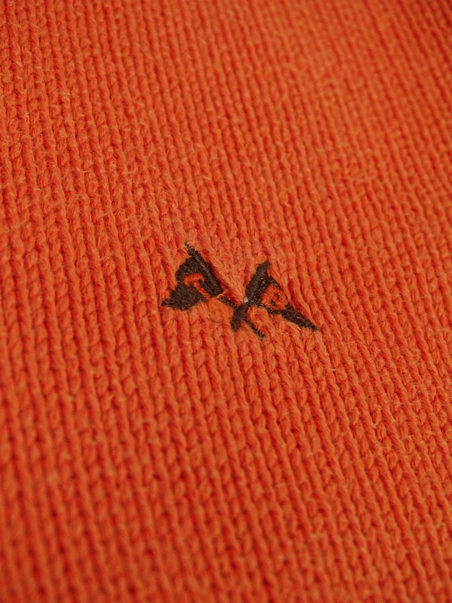 Burberry Veste Zippée Orange L Homme 100% Coton