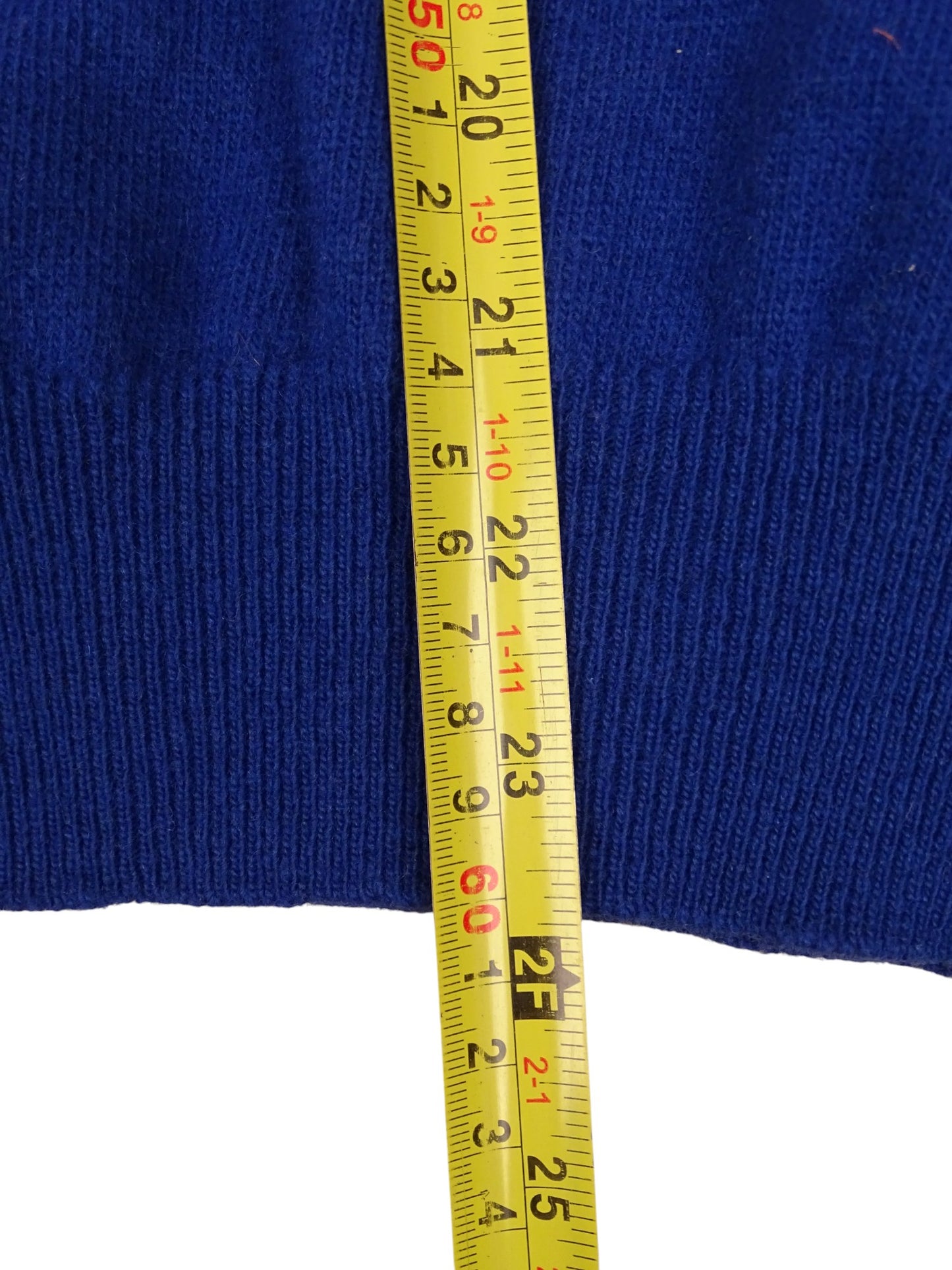 Burberry Pull Bleu Col Rond XS Homme  80% Laine