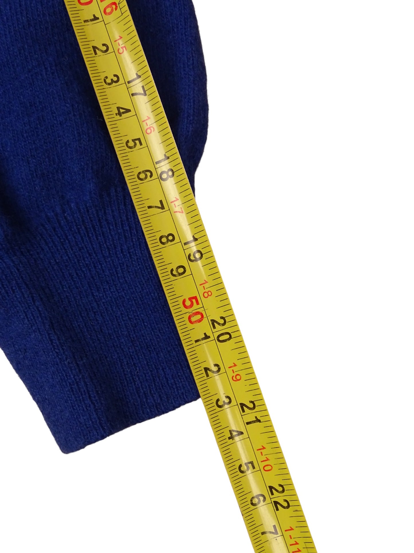 Burberry Pull Bleu Col Rond XS Homme 80% Laine