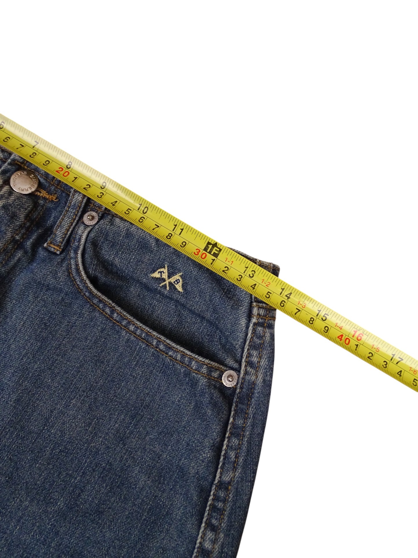 Jupe Burberry En Jean Mi-Longue S Femme