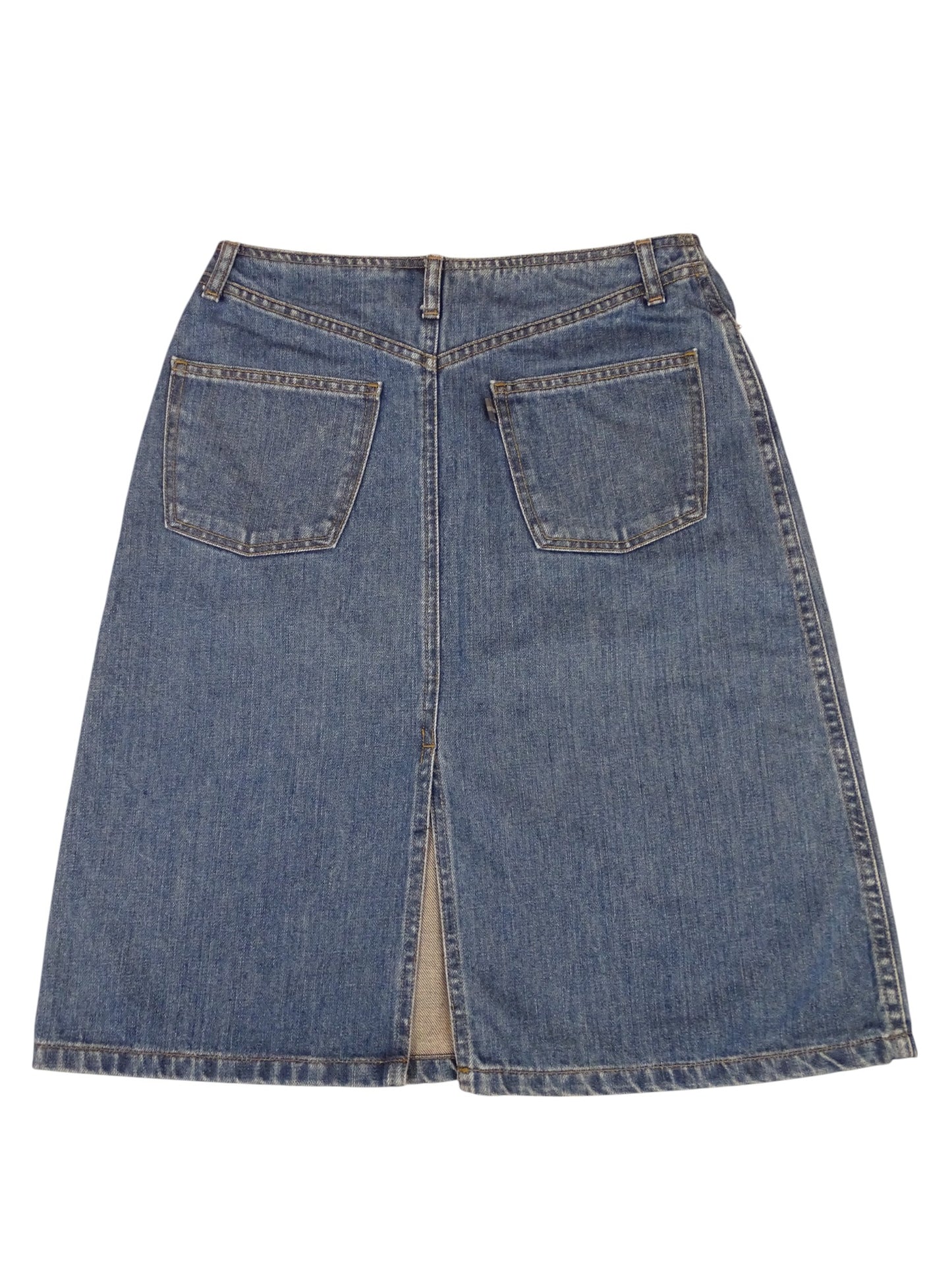 Jupe Burberry En Jean Mi-Longue S Femme