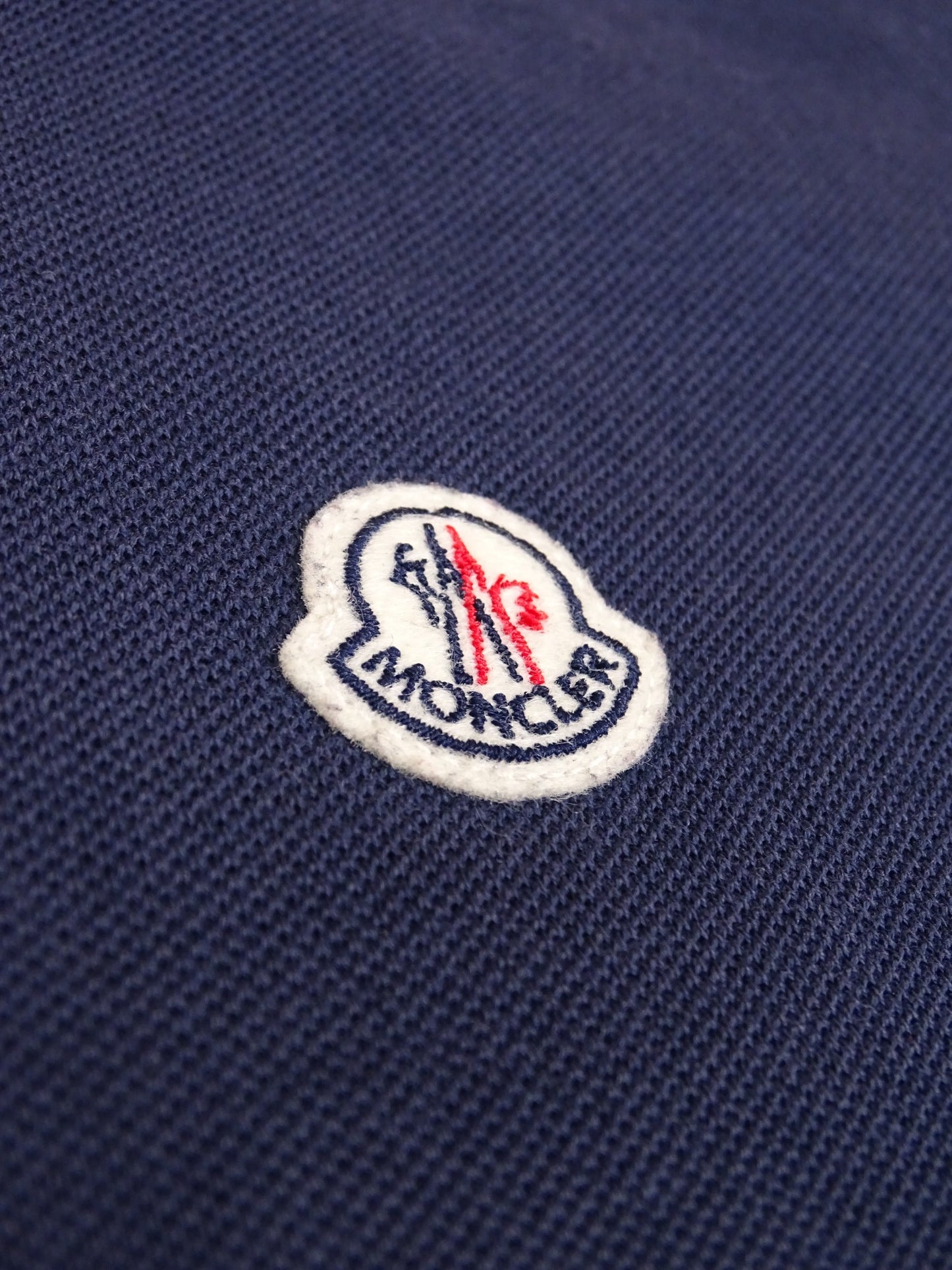 Polo Moncler Bleu Marine Taille M