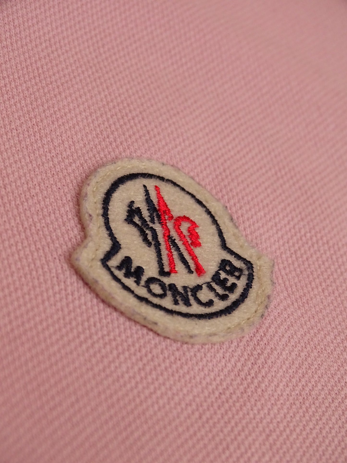 Polo Moncler Rose Coton L