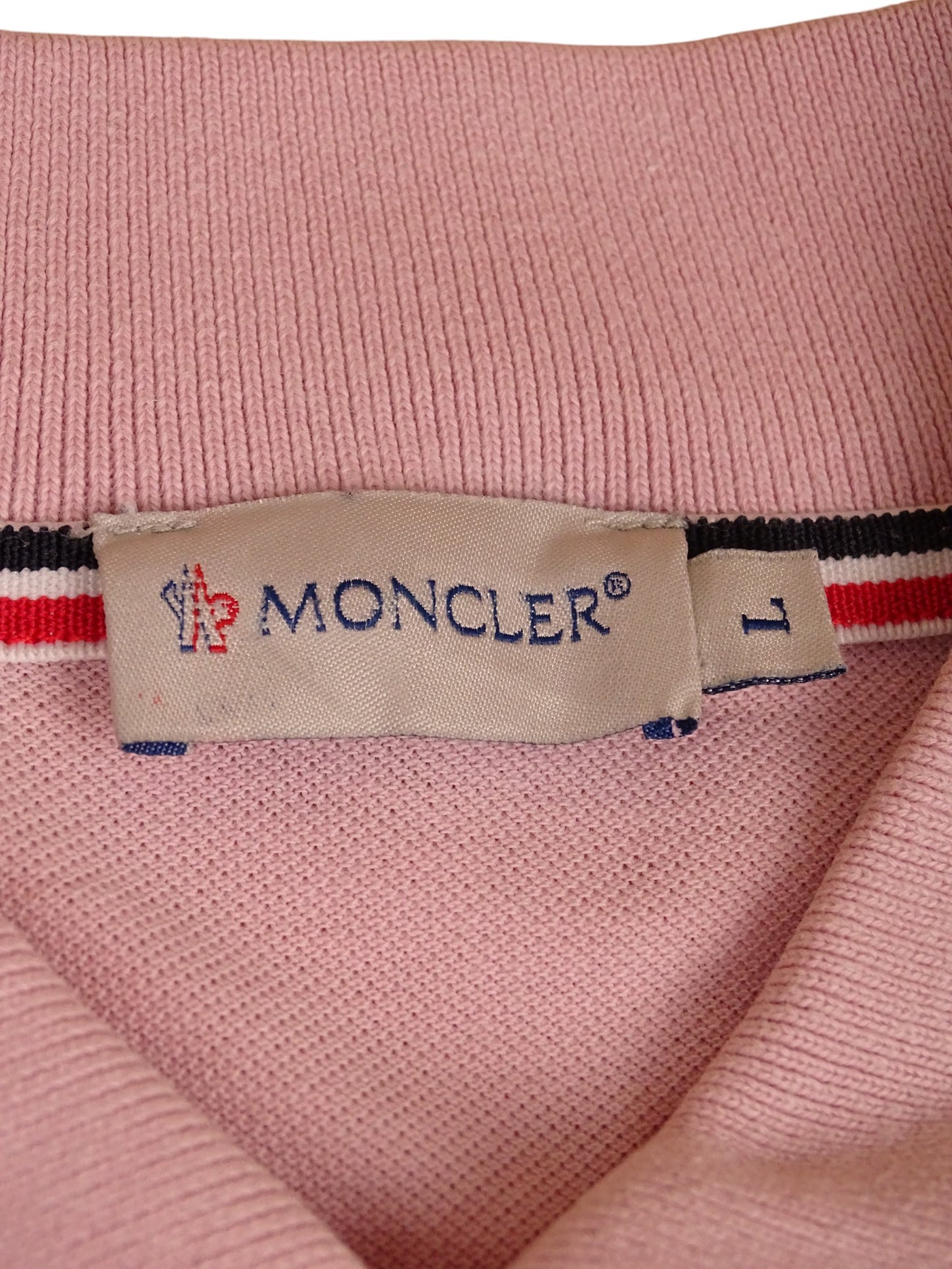 Polo Moncler Rose Coton L